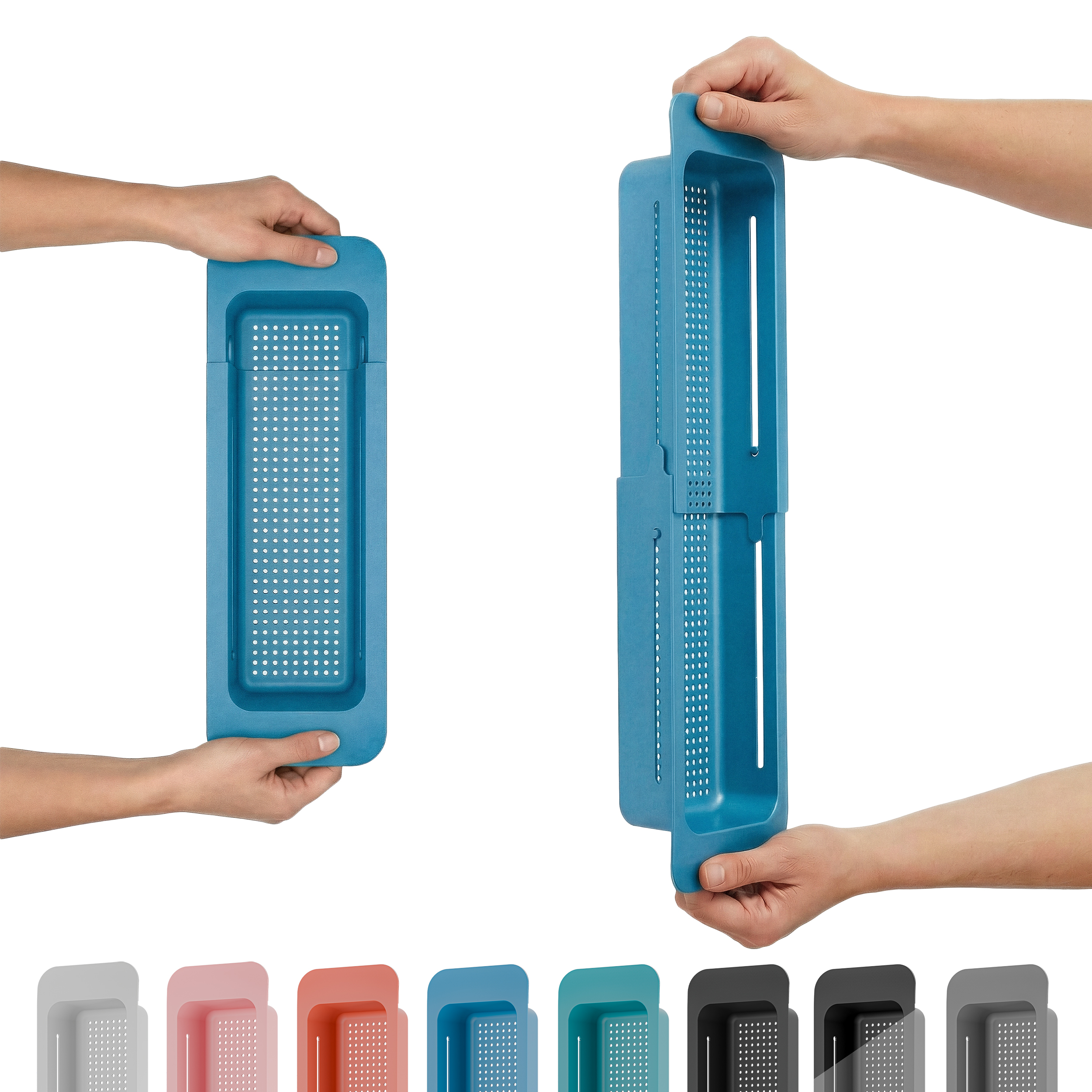 Over-the-Sink Colander Sky Blue